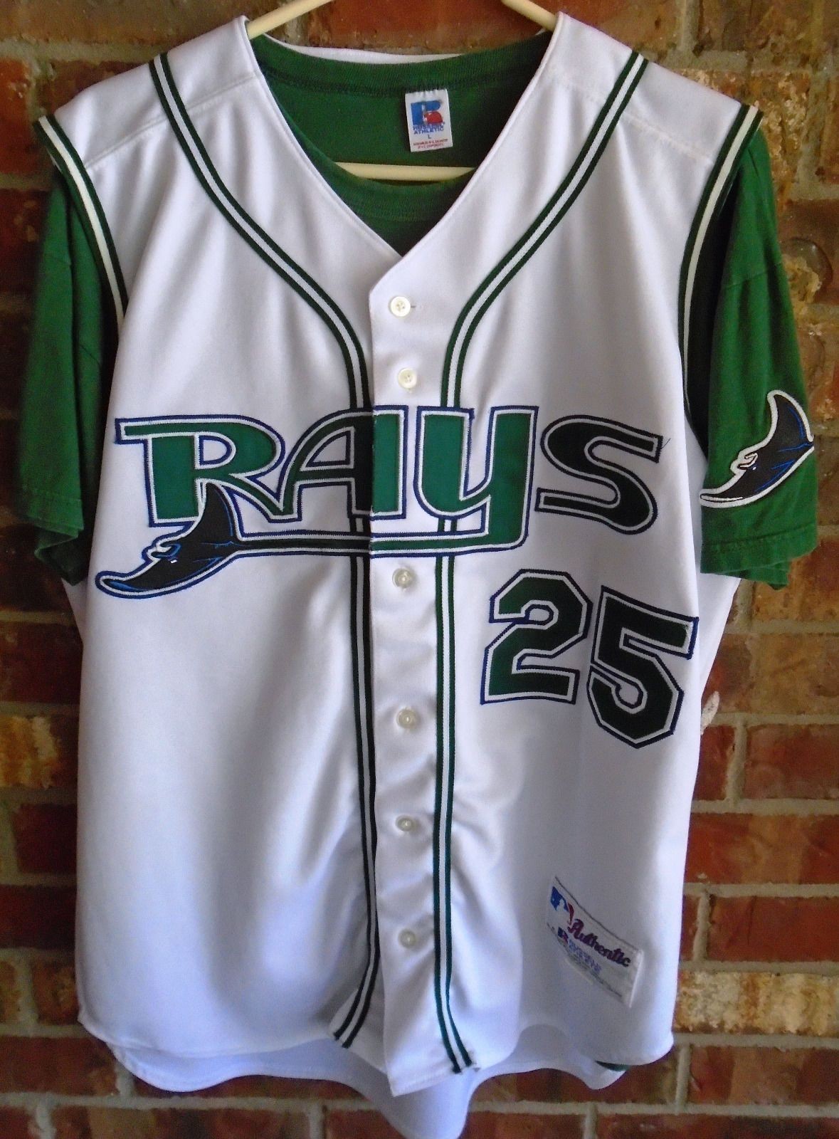 Devil Rays First Jersey Tampa Bay Devil Rays 2002 Home Vest Jersey - Baseball Jersey Archive