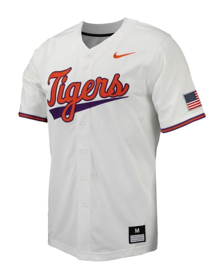 Clemson Tigers 2024-25 Away Jersey - Baseball Jersey Archive