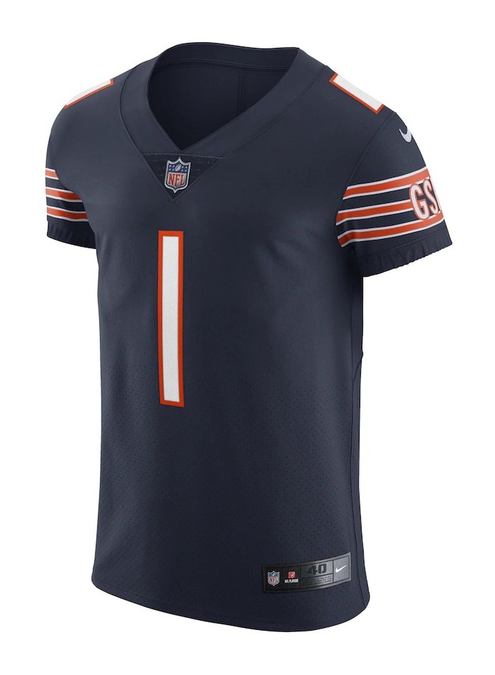 Jersey NFL Chicago Bears Pour Femme - Majestic - Paillettes - Taille XXL