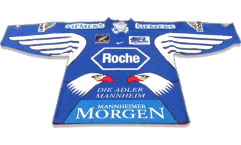 Adler Mannheim 1999-00 Tandang Seragam - Hockey Jersey Archive