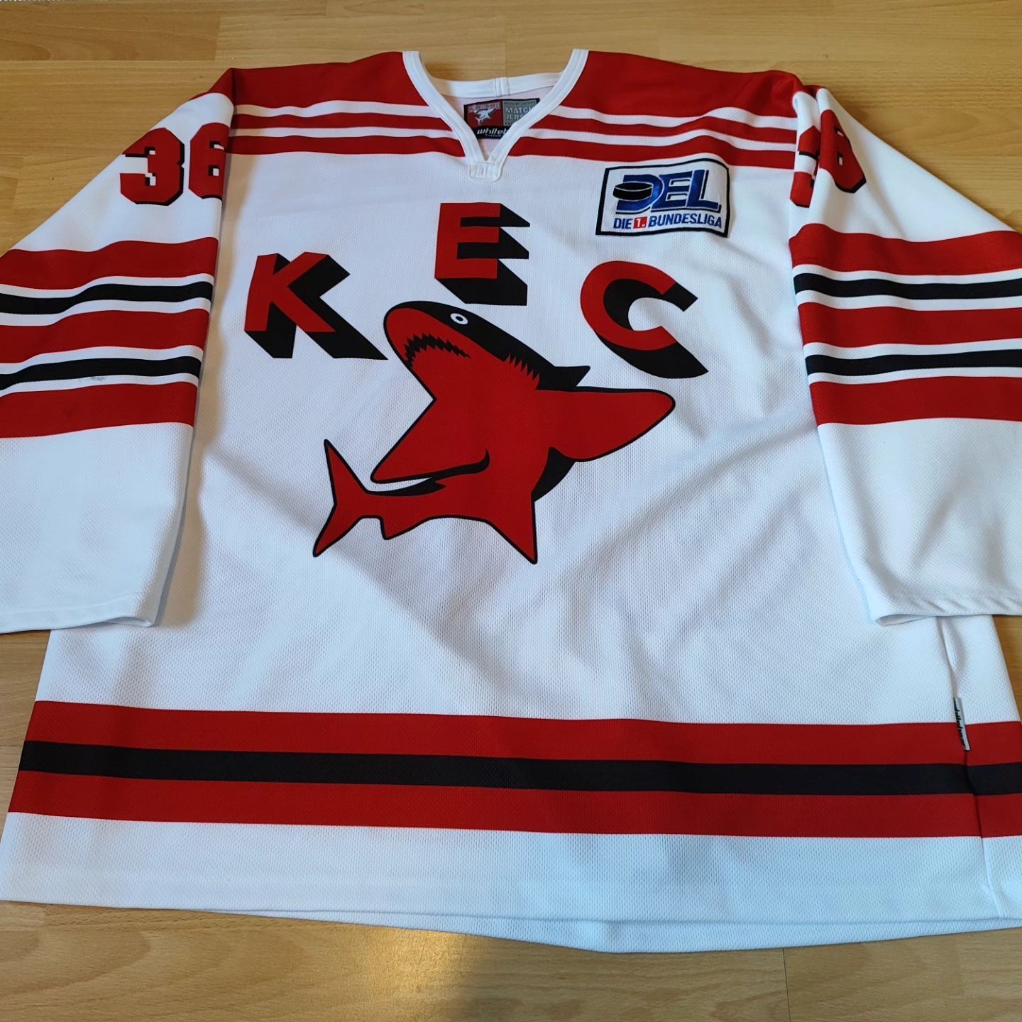 Throwback Cb Rilo Kölner Haie 2007-08 Throwback Away Jersey - Hockey Jersey Archive