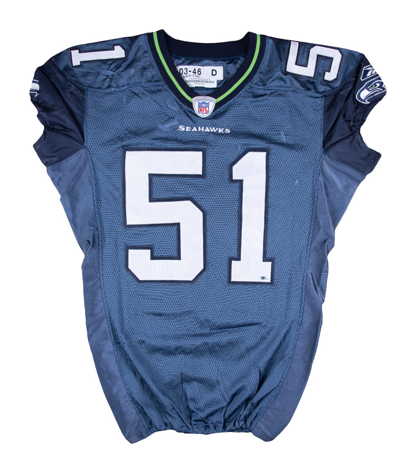 Seattle Seahawks 2002 11 Home Jersey