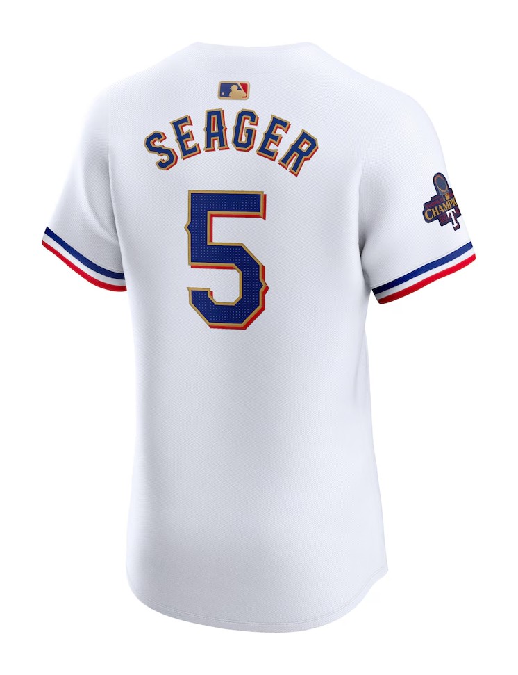 Texas Rangers 2024 Gold Program Jersey