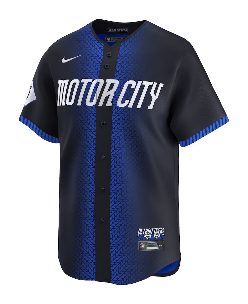 Detroit Tigers 2024 City Connect Jersey